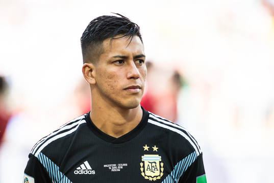 Maximiliano Meza of Argentina prior the FIFA World Cup