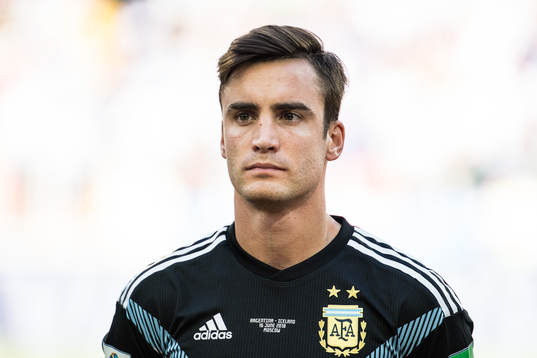 Nicolas Tagliafico of Argentina prior the FIFA World Cup