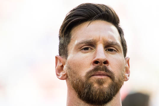 Lionel Messi of Argentina prior the FIFA World Cup group