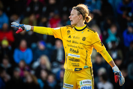 Piteås målvakt Cajsa Andersson