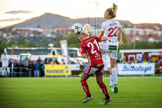 under fotbollsmatchen i Damallsvenskan mellan Piteå och