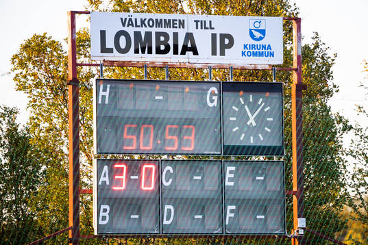 Resultattavlan på Lombia IP