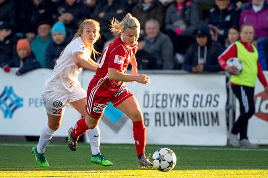Rosengårds Fiona Brown och Piteås Emelie Lövgren
