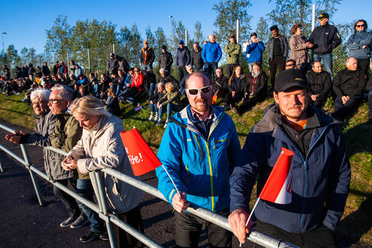 Supportrar på Lombia