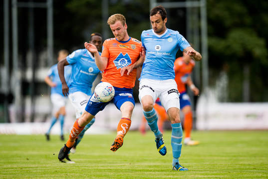 Torbjørn Agdestein of Aalesund and Jasmin Bogdanovic of