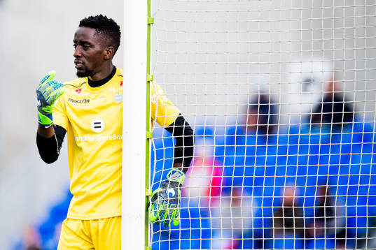 Goalkeeper Arnold Origi of Sandnes Ulf