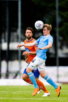 Kaj Ramsteijn of Aalesund and Andreas Dybevik of Sandnes Ulf