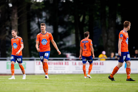 Hólmbert Fridjónsson of Aalesund looks dejected