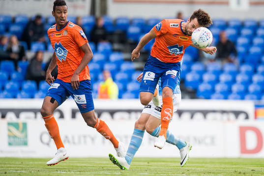 Kaj Ramsteijn of Aalesund scores the 1-1 goal