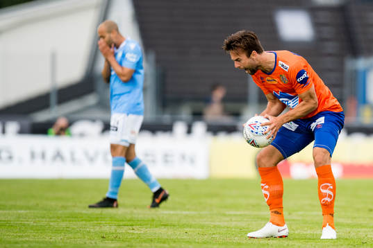 Kaj Ramsteijn of Aalesund reacts