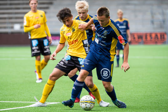 Ängelholms Jonathan Modalen och Elfsborgs Makwan Sawsani