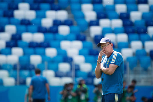 Head coach Janne Andersson of the Swedish national football