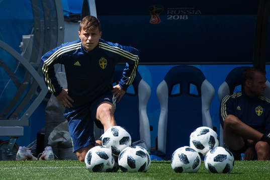 Victor Nilsson Lindelöf of the Swedish national football