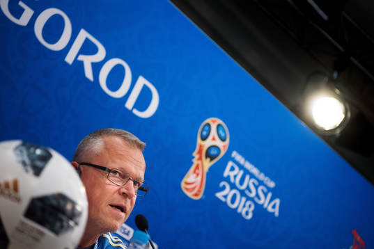 Head coach Janne Andersson of the Swedish national football