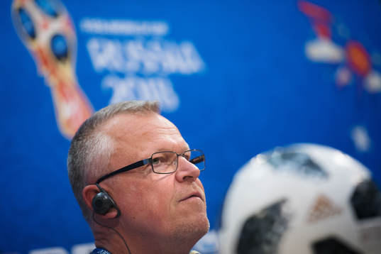 Head coach Janne Andersson of the Swedish national football