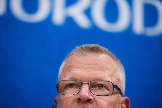 Head coach Janne Andersson of the Swedish national football