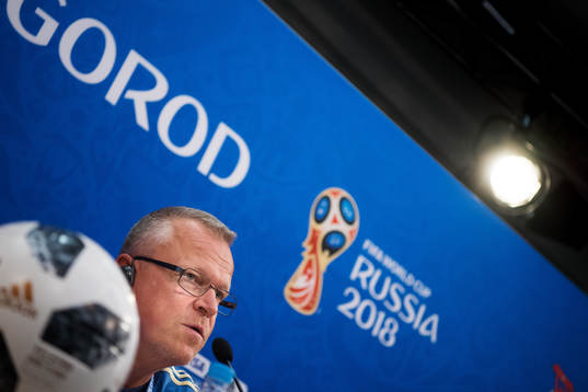 Head coach Janne Andersson of the Swedish national football