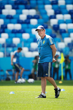 Head coach Janne Andersson of the Swedish national football