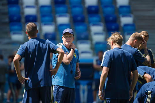 Head coach Janne Andersson of the Swedish national football