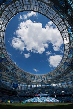 General view of Nizhny Novgorod Stadium