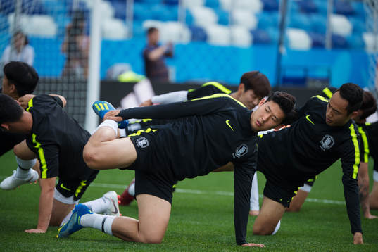 Heungmin Son of the South Korean national football team at
