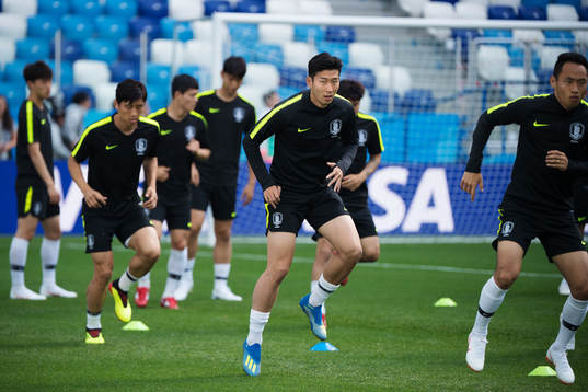 Heungmin Son of the South Korean national football team at