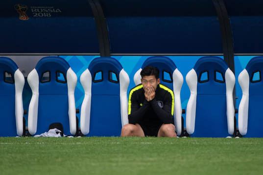 Heungmin Son of the South Korean national football team at