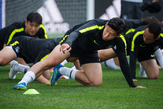 Heungmin Son of the South Korean national football team at