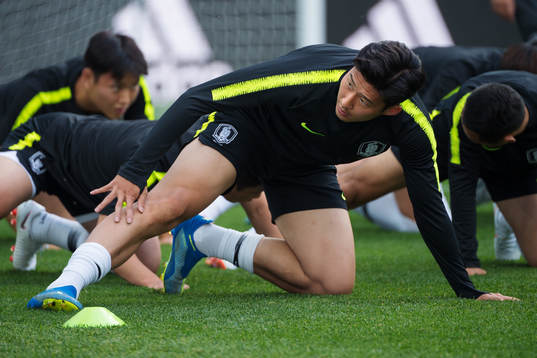 Heungmin Son of the South Korean national football team at