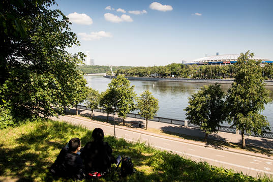 General view of Luzhniki Stadium prior the FIFA World Cup