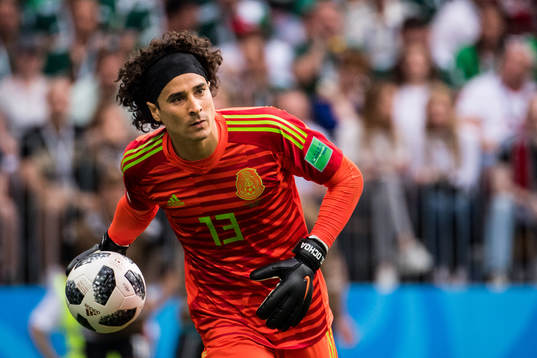 Goalkeeper Guillermo Ochoa of Mexico