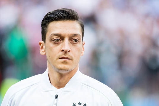 Mesut Özil of Germany prior the FIFA World Cup group stage