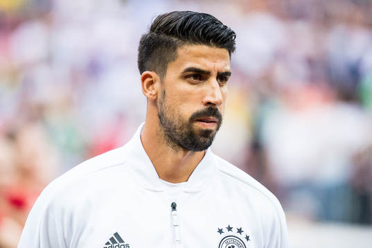 Sami Khedira of Germany prior the FIFA World Cup group