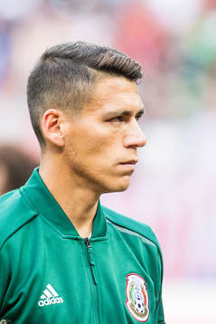 Hector Moreno of Mexico prior the FIFA World Cup group