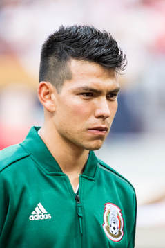 Hirving Lozano of Mexico prior the FIFA World Cup group