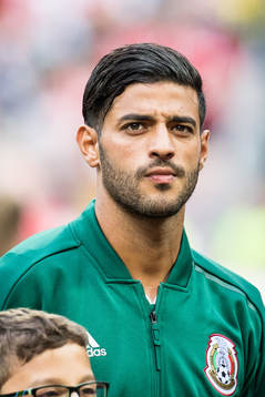 Carlos Vela of Mexico prior the FIFA World Cup group stage
