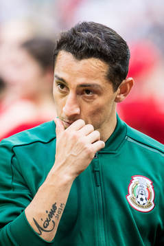 Andres Guardado of Mexico prior the FIFA World Cup group
