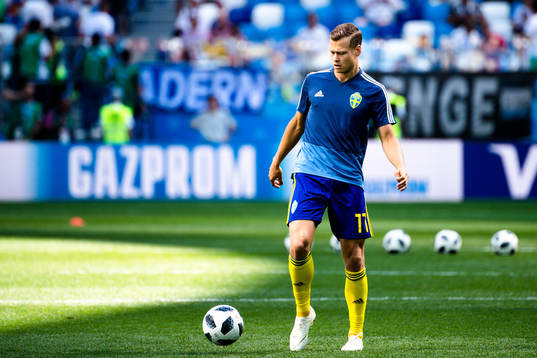Viktor Claesson of Sweden prior the FIFA World Cup group