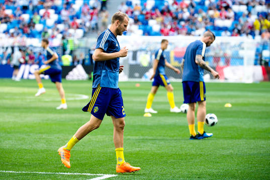 Ola Toivonen of Sweden prior the FIFA World Cup group stage