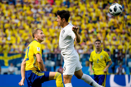 Ola Toivonen of Sweden and Jooho Park Jooho Park