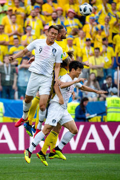 Shinwook Kim and Jacheol Koo of South Korea against Pontus