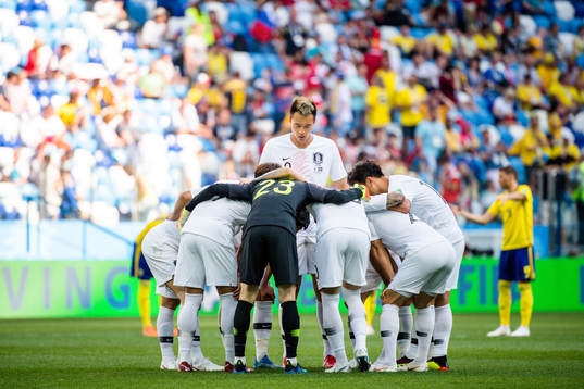 Players of South Korea