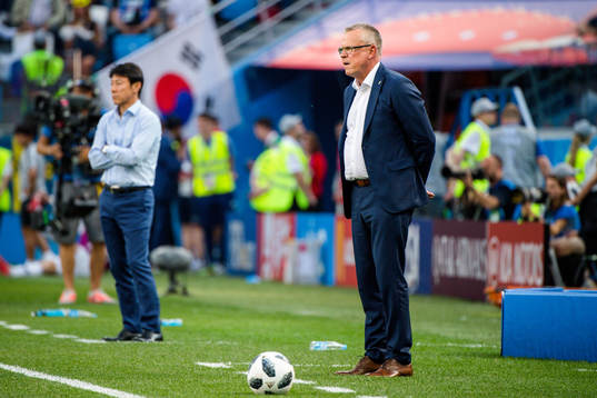 head coach Janne Andersson of Sweden