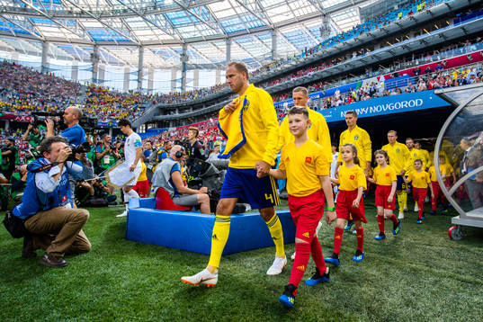 Andreas Granqvist of Sweden prior the FIFA World Cup group