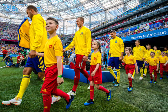 goalkeeper Robin Olsen of Sweden prior the FIFA World Cup
