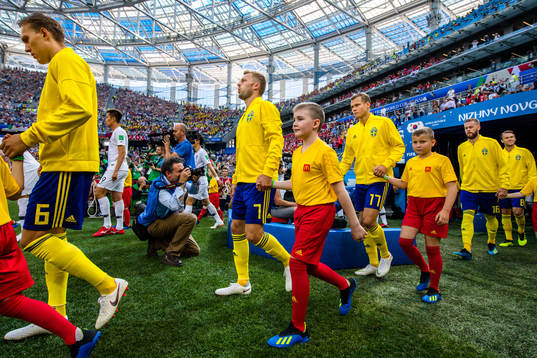 Sebastian Larsson of Sweden prior the FIFA World Cup group