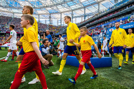 Viktor Claesson of Sweden prior the FIFA World Cup group