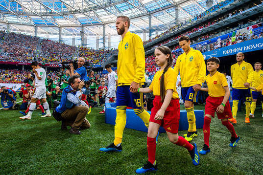 Pontus Jansson of Sweden prior the FIFA World Cup group