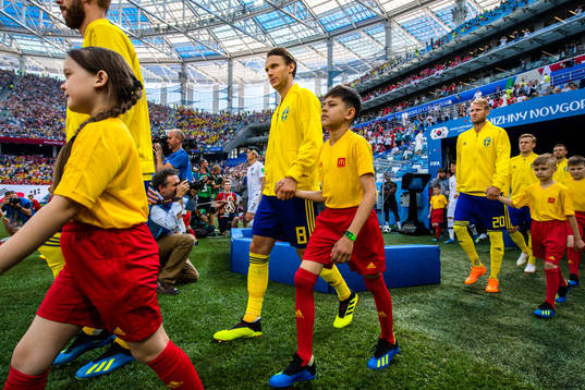 Albin Ekdal of Sweden prior the FIFA World Cup group stage