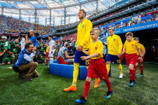 Ola Toivonen of Sweden prior the FIFA World Cup group stage